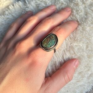 Abalone Shell Ring